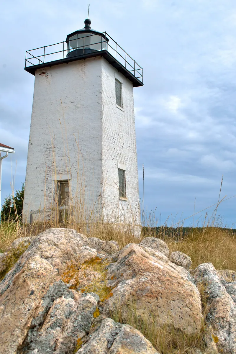 Burnt Coat Harbor Light on Swan’s Island, Maine.