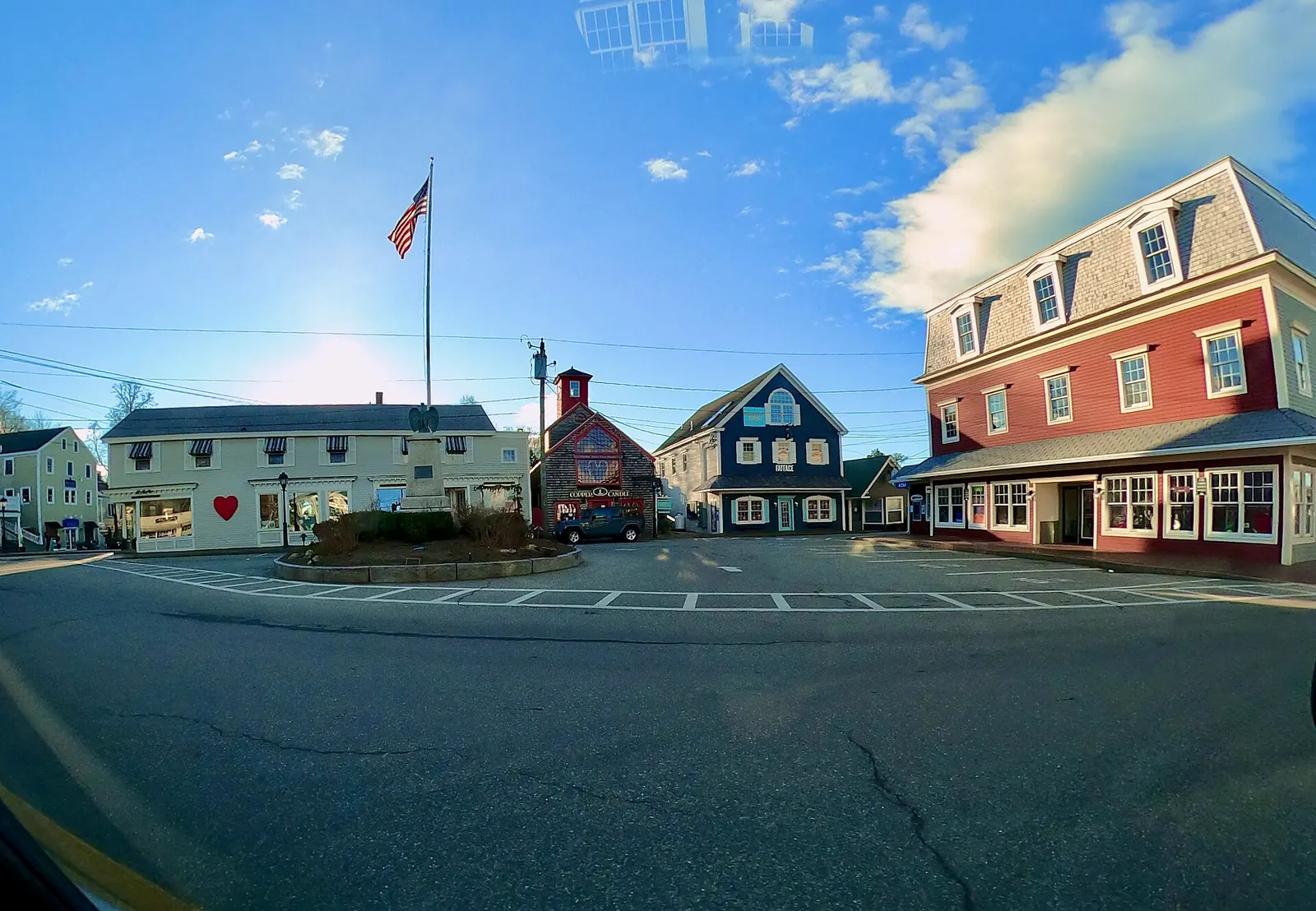 Dock Square in Kennebunkport, Maine.