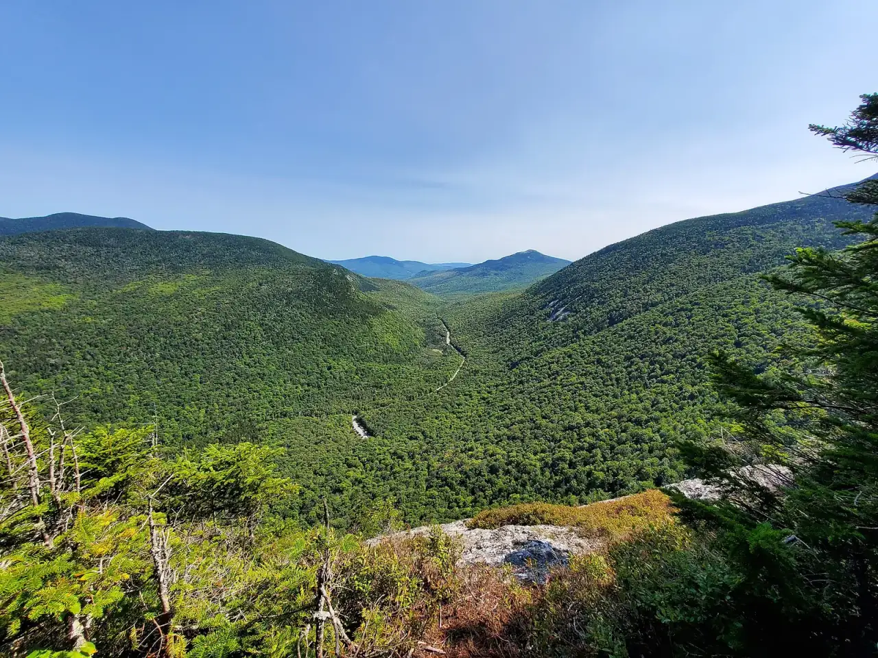Grafton Notch from Old Speck Mountain, Maine.