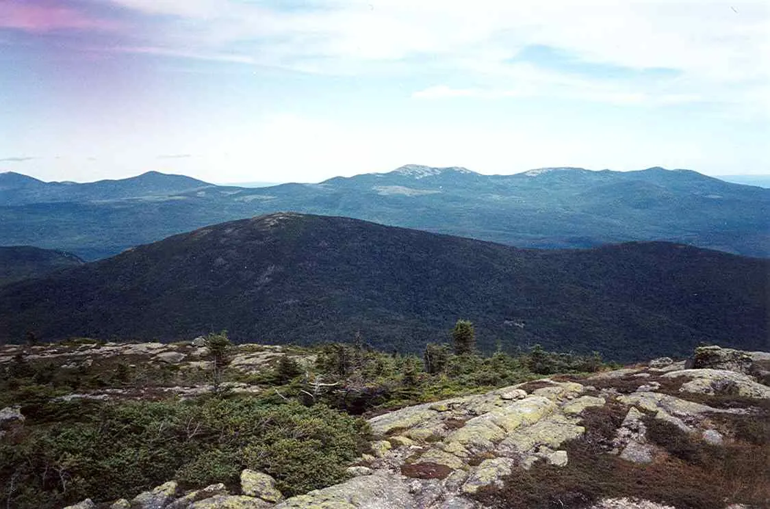 Saddleback Junior seen from The Horn, Maine.