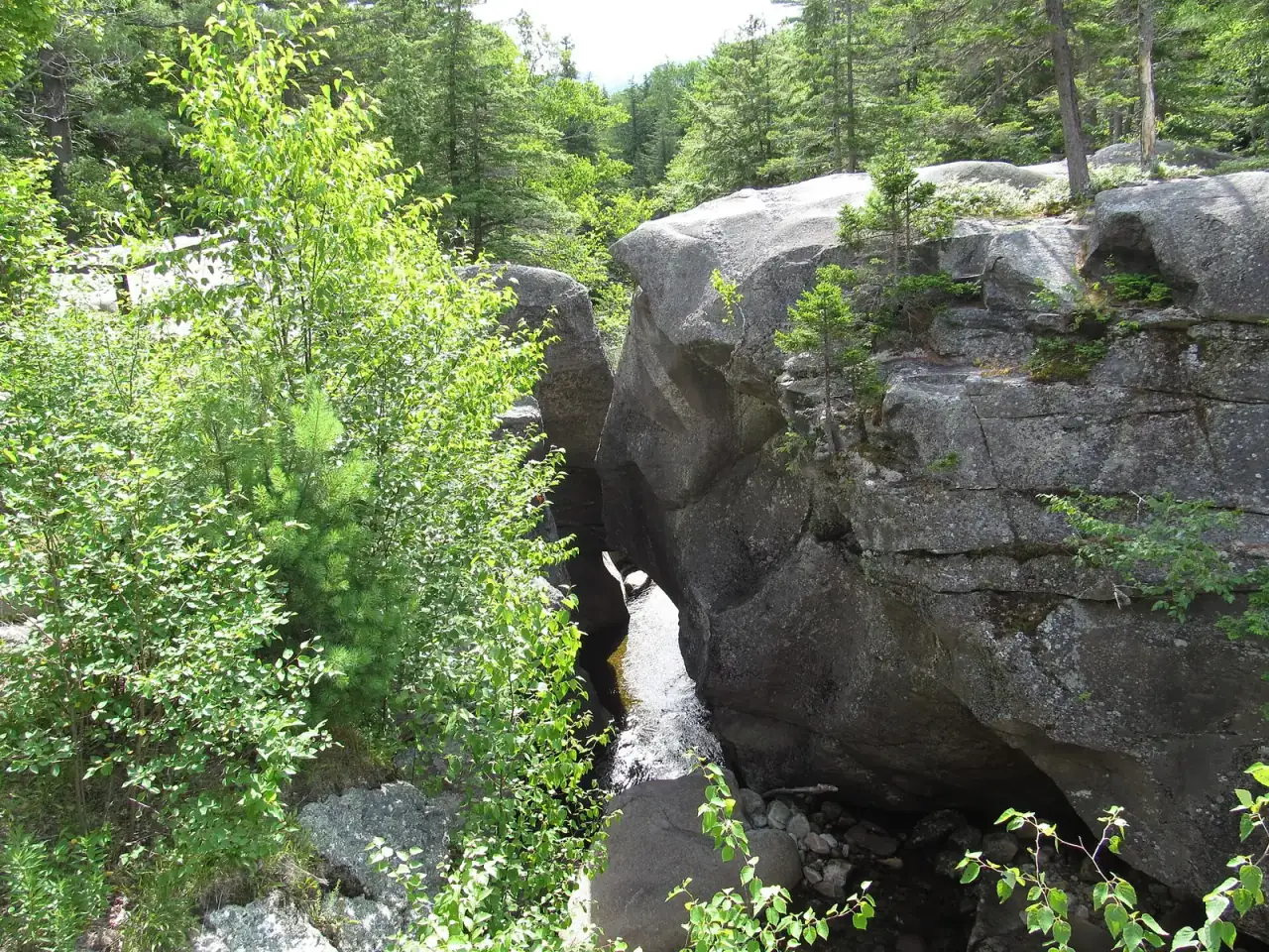 Screw Auger Falls in Grafton Notch State Park, Maine.