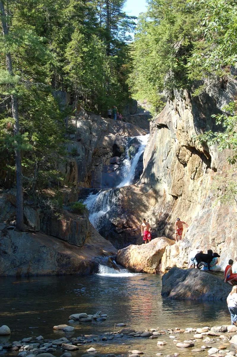 Smalls Falls, south of Rangeley, Maine.